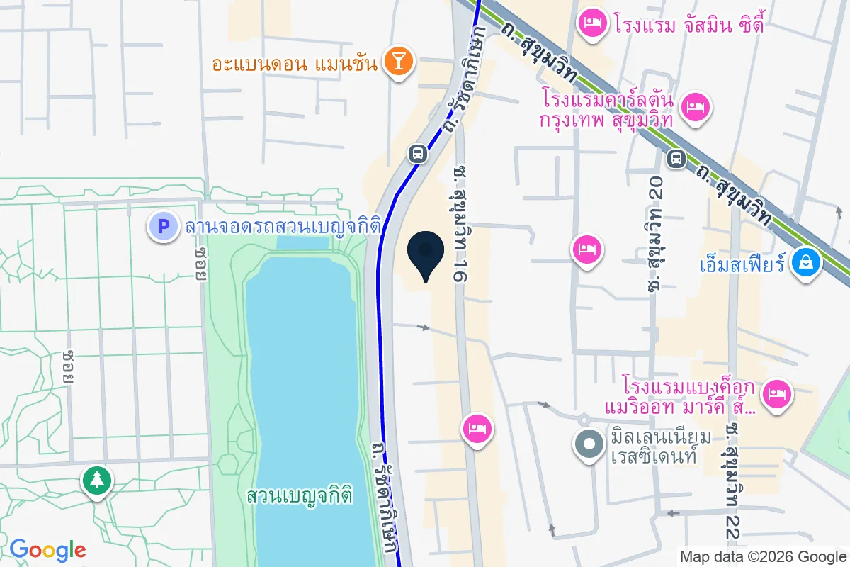 แผนที่ตำแหน่งเตี๋ยวศรี สาขาอโศก (Tiewsri Boat Noodle Asok Branch)