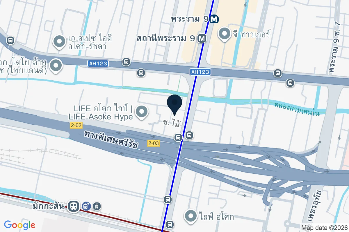 แผนที่ตำแหน่งRHYTHM อโศก | RHYTHM Asoke