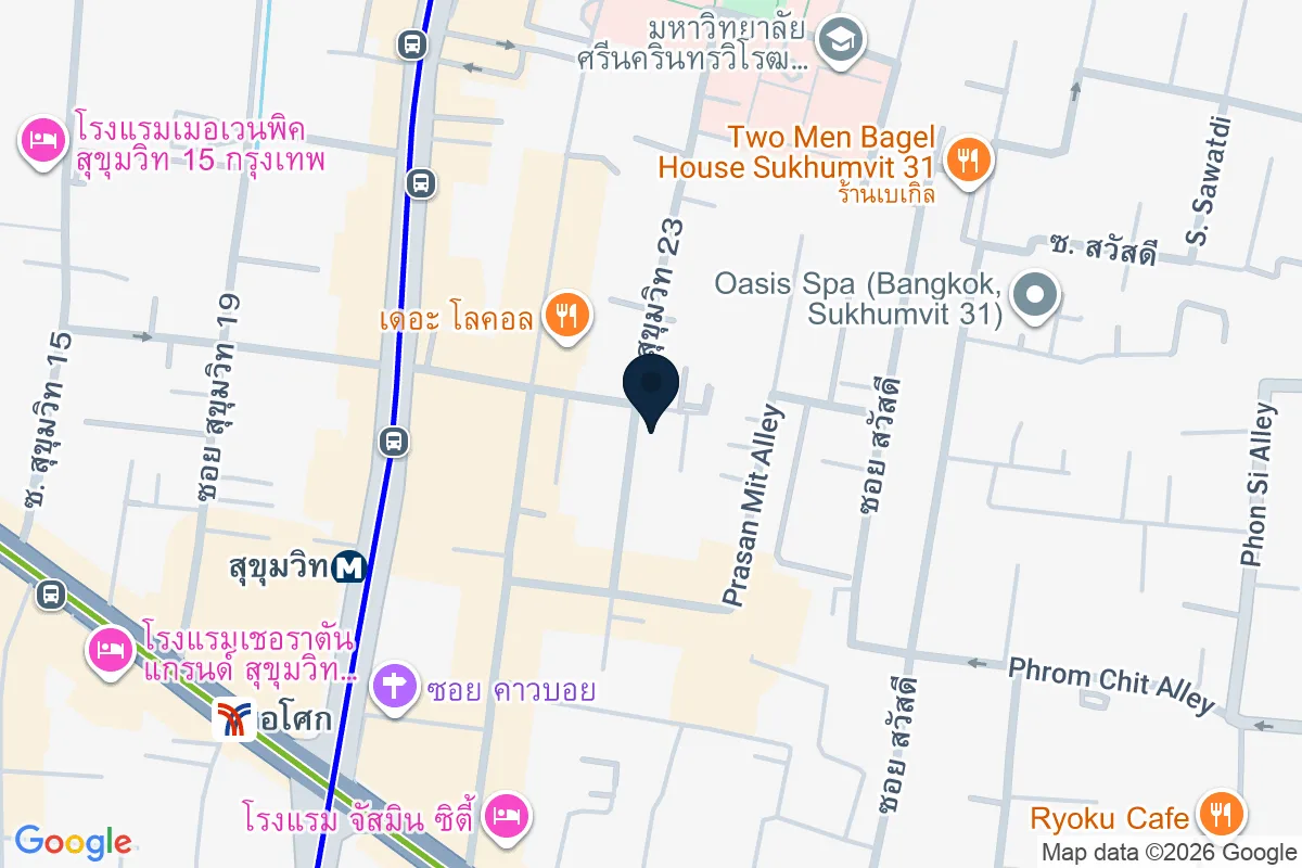 แผนที่ตำแหน่งWind Sukhumvit 23