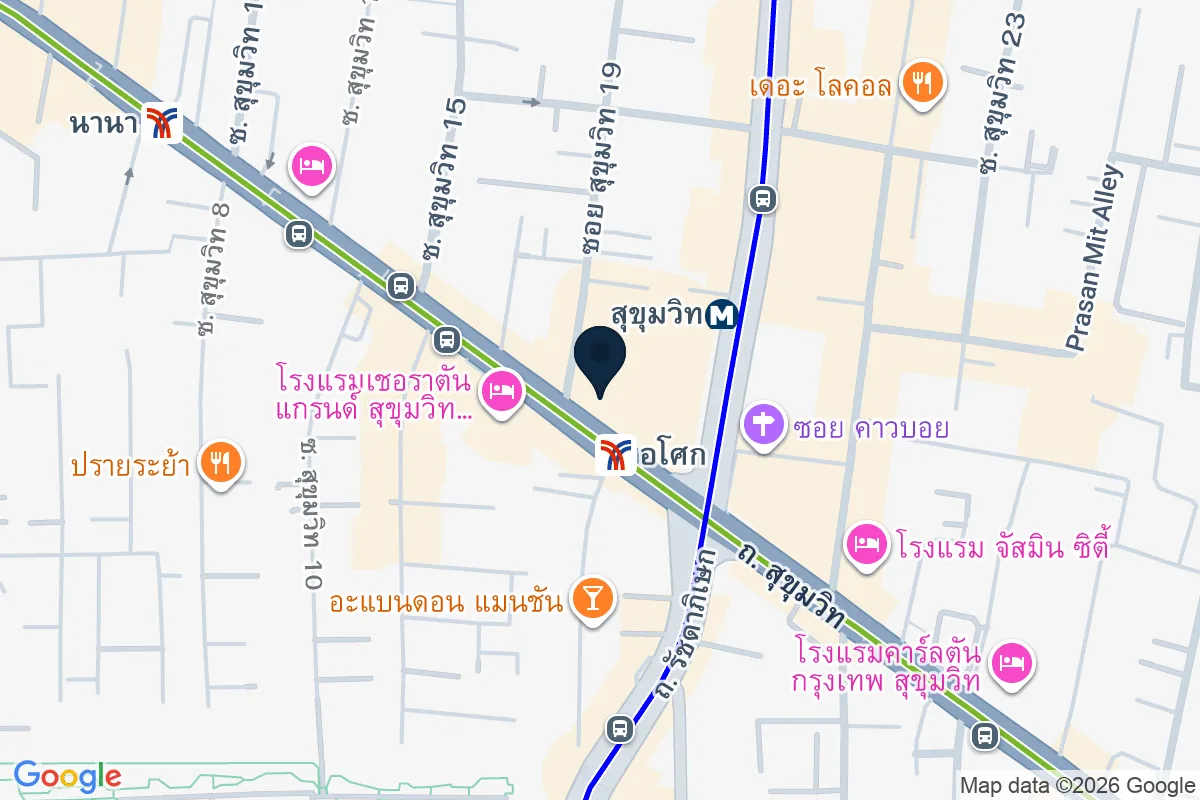 แผนที่ตำแหน่งภัตตาคารอาหารญี่ปุ่นฟูจิ เทอร์มินอล 21