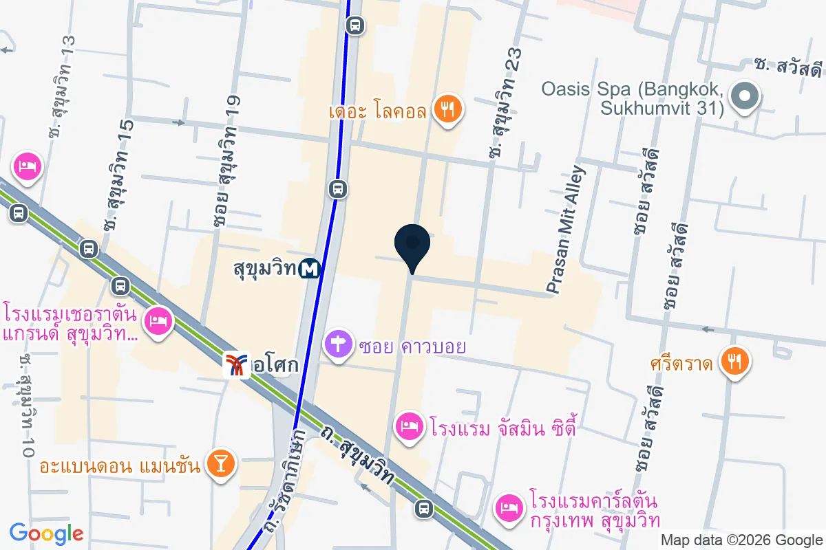 แผนที่ตำแหน่งเกาเหลาเลือดหมู สุขุมวิท 23