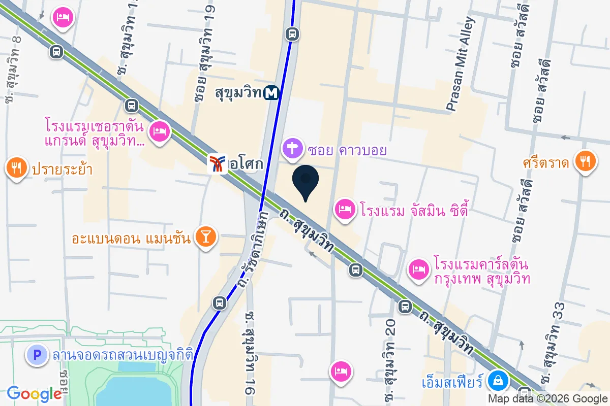 แผนที่ตำแหน่งBangkok Heightz Rooftop (Restaurant & Bar 39th floor)