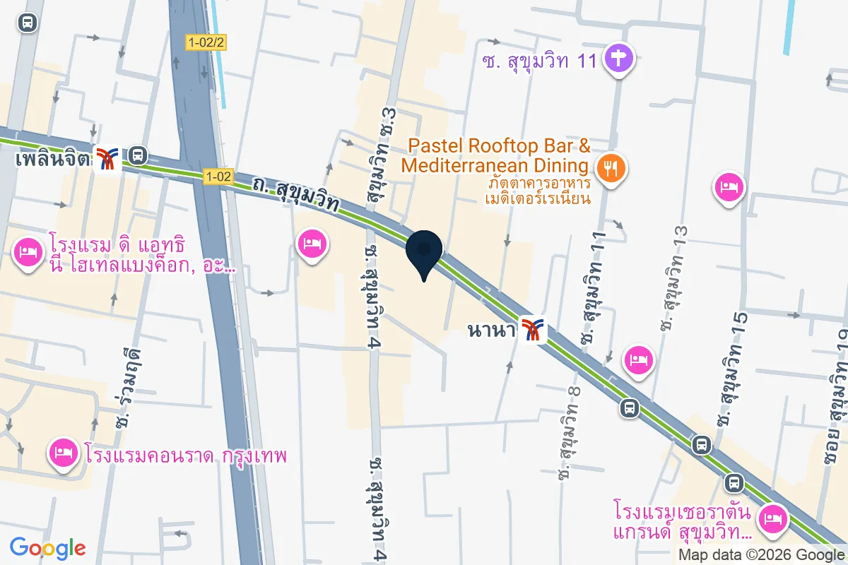 แผนที่ตำแหน่งเดอะ เอเทรียม