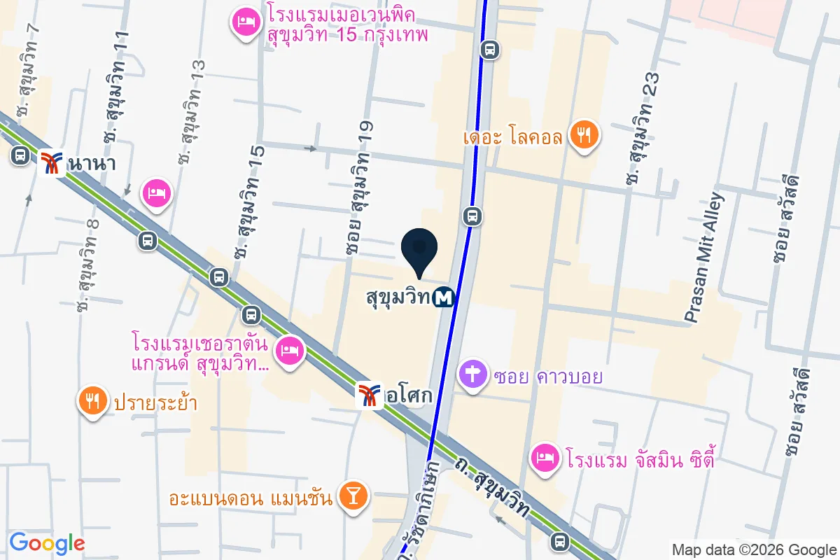 แผนที่ตำแหน่งASHTON ASOKE แอชตัน อโศก