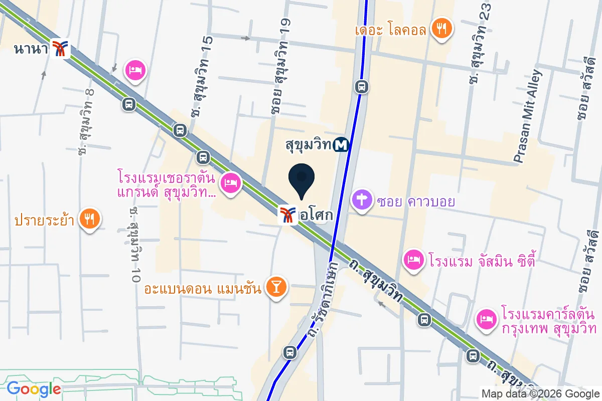 แผนที่ตำแหน่งกับข้าว' กับปลา เทอร์มินัล 21 อโศก