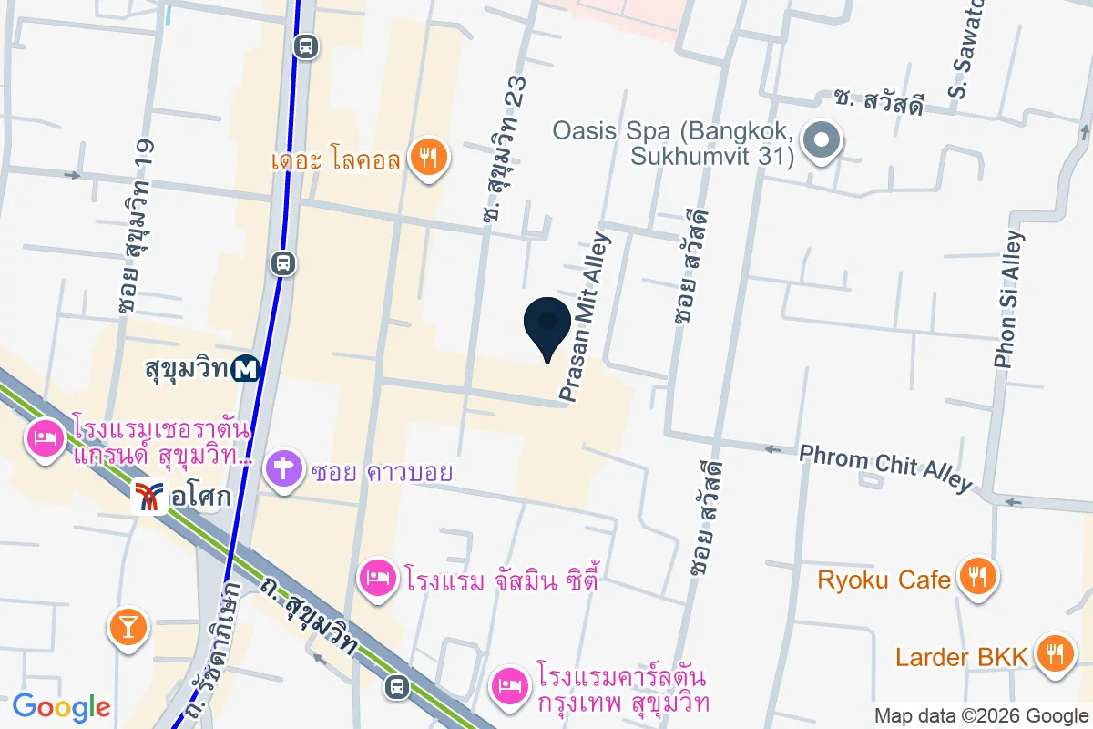 แผนที่ตำแหน่งอี_กา /ega sukumvit23