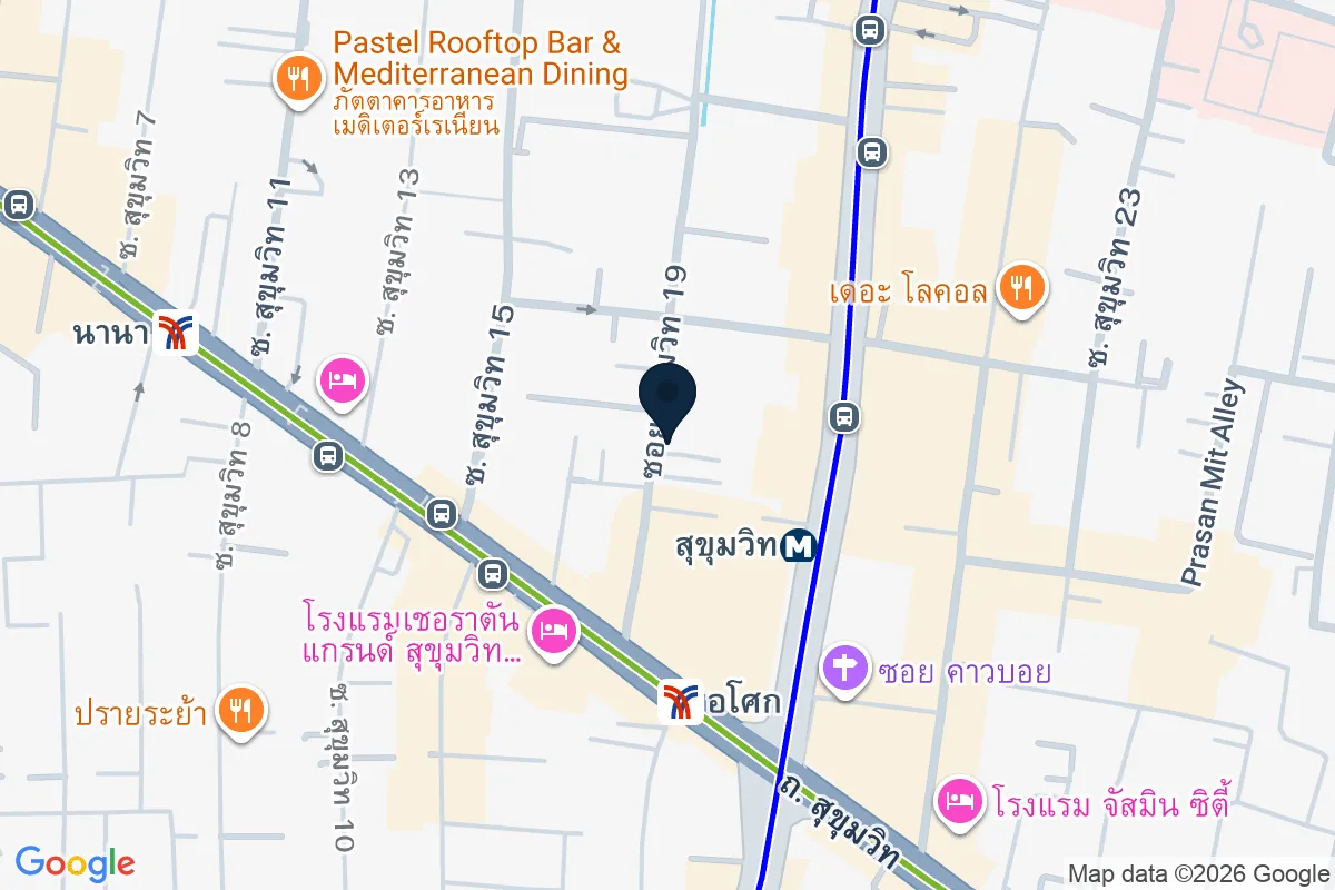 แผนที่ตำแหน่งGigi Eatery Asoke