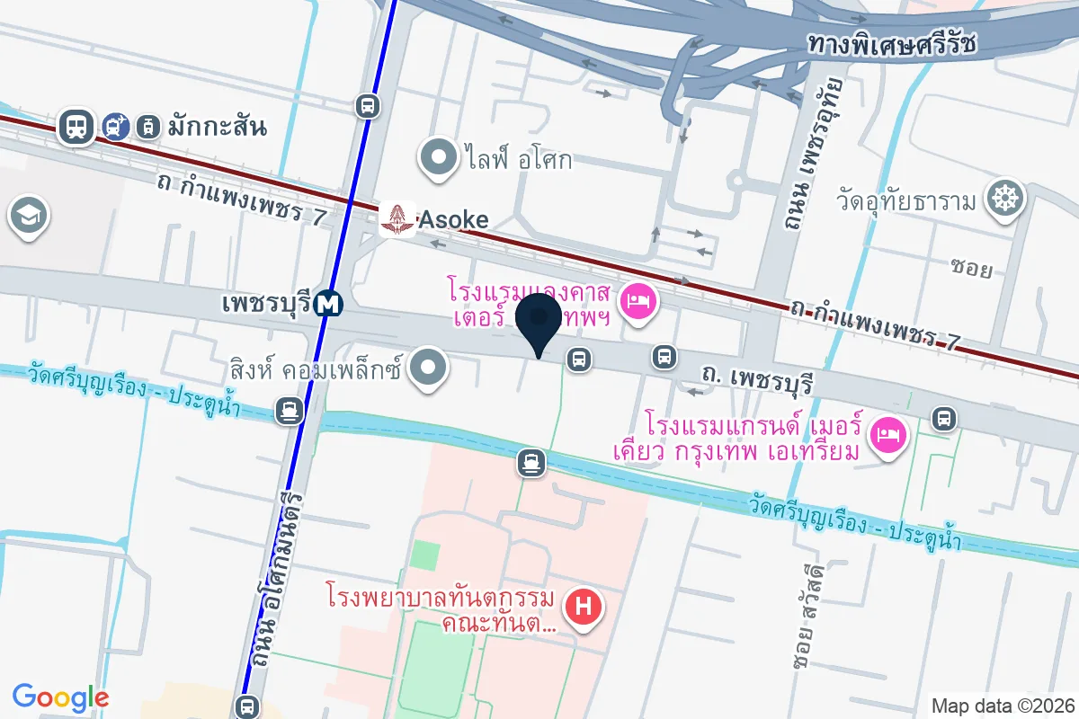 แผนที่ตำแหน่งไอดีโอ โมบิ อโศก