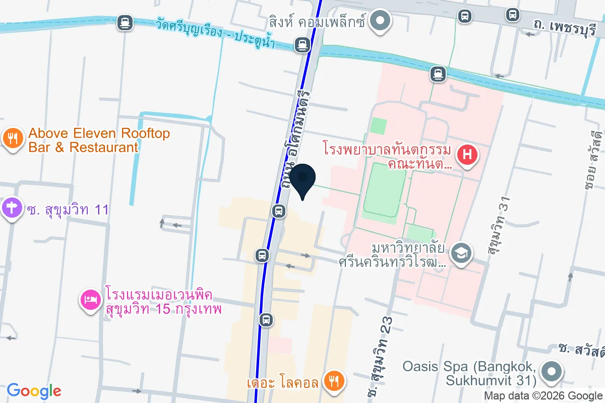 แผนที่ตำแหน่งหมูทอดพริกไก่ทอดมศว.
