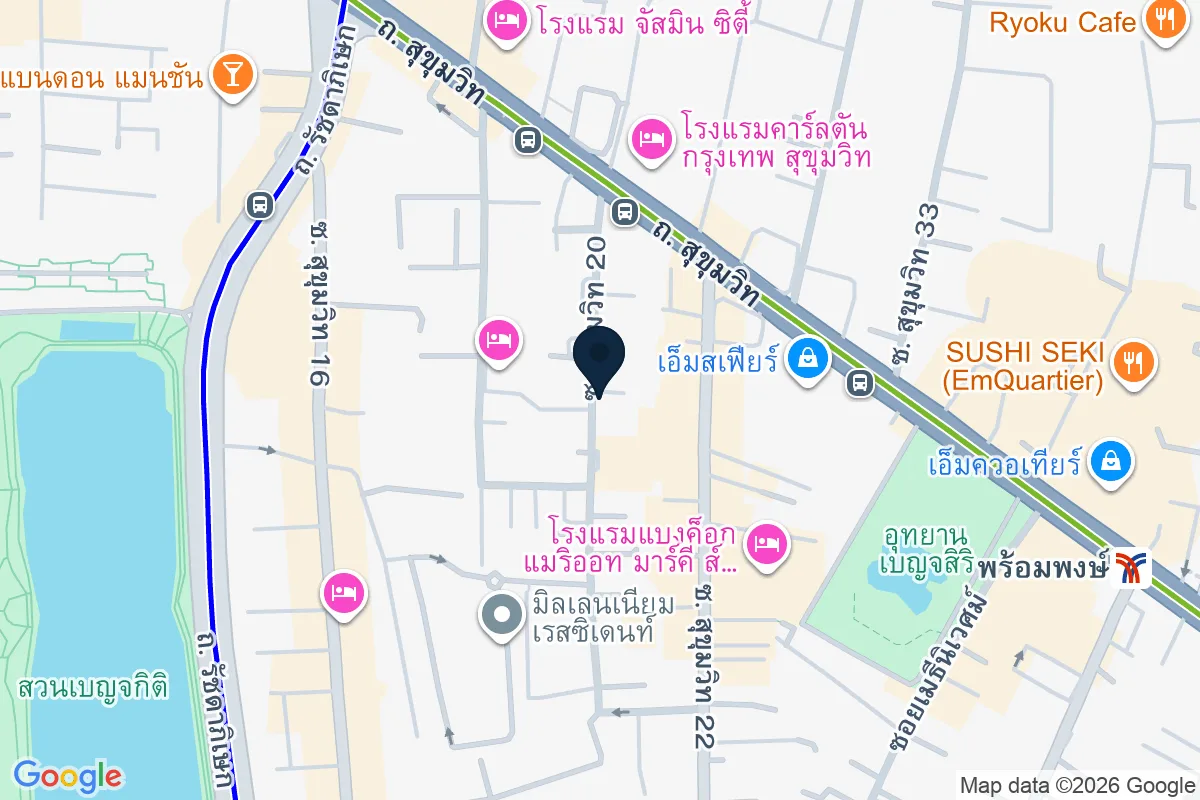 แผนที่ตำแหน่งThe Deck Bangkok (thedeckbkk)