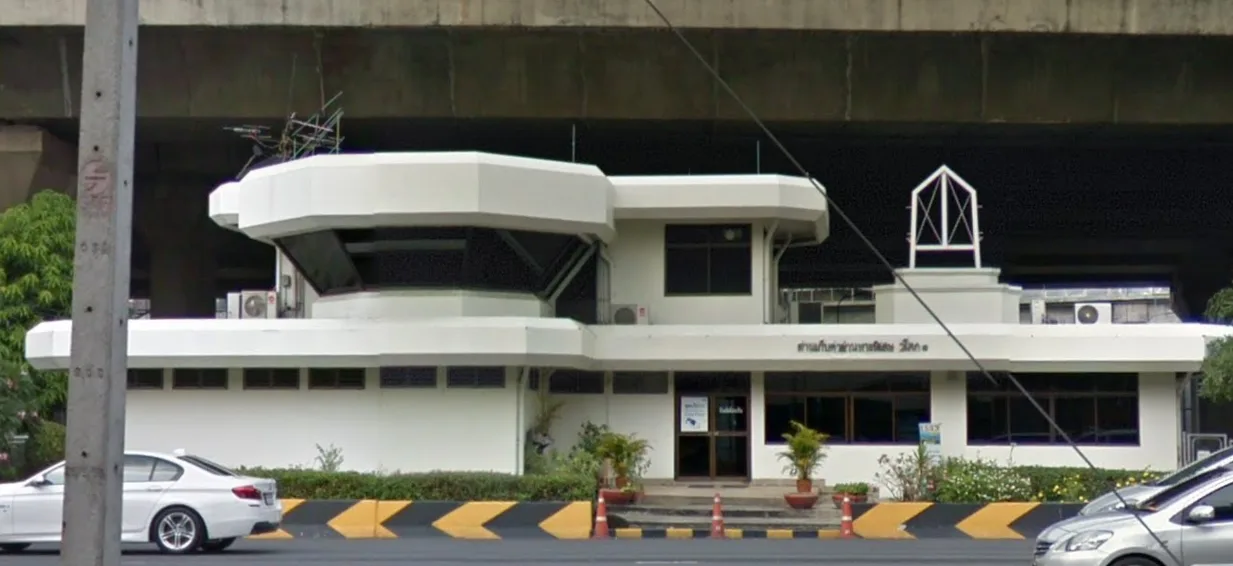 ภาพจริงของ ด่านเก็บค่าผ่านทางพิเศษ ด่านอโศก 1 ย่านอโศก จาก Google Maps